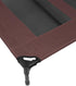 Internet's Best BIRDROCK Home Dog Cot - Elevated Dog Bed, 36 x 30, Cool Breathable Mesh, Medium, Brown