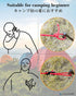 NACETURE Aluminum Alloy Rope Tensioner, Camping Tent Guyline Cord Adjuster for Hiking, Backpacking