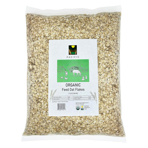 Pacific Organic Petfood Organic Oat Flakes | Rich with Fiber & Minerals