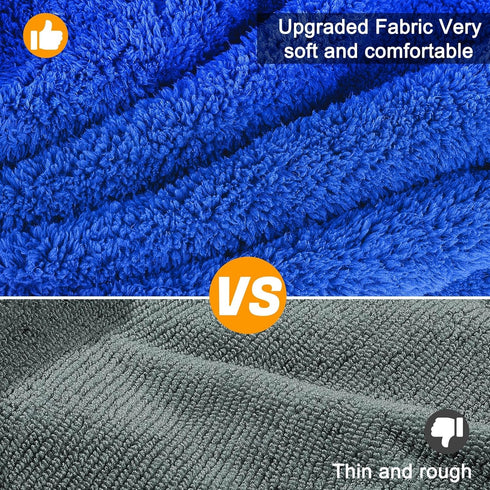 Dog Bathrobe Super Absorbent Dog Towels Large Quick Drying Robes for After Bath Soft Adjustable Warm Keeping Dogs