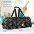 Yoga Mat Bag, 8-Pocket Gym Bag Fits 1/2" Thick Mat & Blocks, Detachable Straps, Large Tote for Women, Men