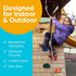 25 Jungle Gym Kingdom Rock Climbing Holds for Kids - Indoor & Outdoor Rock Wall Climbing Kit with Mounting Hardware