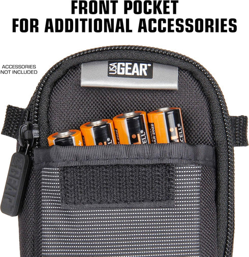 USA Gear Range Finder Golf Case | Shoulder Strap | Compatible with Vortex, Bushnell, Callaway and more | Weather