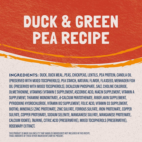 Natural Balance Limited Ingredient Adult Grain-Free Dry Cat Food, Reserve Duck & Green Pea Recipe, 10 lb (Pack of 1)