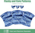 Wegreeco Washable Male Dog Diapers, Pack of 3, Large - 18"-21" Waist, Washable Belly Wrap