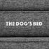 Replacement Outer Cover ONLY for The Dog's Bed, Washable Oxford Fabric, Medium (Grey Linen)