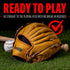 Franklin Sports Baseball + Softball Gloves - Field Master Adult + Youth Gloves - Right Hand + Left Hand - Infield +