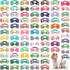 80 Pcs Dog Bows, Assorted Pattern Bow Ties for Small Dogs, Dog Bowtie Collar Bows for Small Medium Puppy Pet