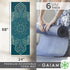 Gaiam Yoga Mat - Premium 6mm Print Reversible Non-Slip Exercise & Fitness Mat (68" x 24" x 6mm Thick)