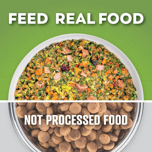 Dr. Harvey's Beef & Garden Veggies Dog Food - Human Grade Grain-Free Dehydrated Food, Trial Size (5.5 Oz)