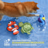 Wags & Wiggles Fire Hydrant Floatable TPR Dog Toy, Fun Summer Pool Toy for Dogs, Sturdy Floating Water Squeaky Toy