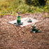 Backpacking, Alpcour Portable Camping Table Lightweight, Compact Folding Side Table in a Bag with Aluminum Top & Heavy
