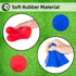 Vhxorrz 9/10 Inch Spot Markers Floor dots Non-Slip Rubber Agility Markers Flat Field Cones for Gym/PE Soccer Football