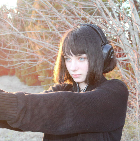 24dB Walker's Compact Passive Earmuffs for Adults - Noise Reduction