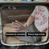 Hammock njnj Dog Car Seat Cover for Back Seat - Waterproof Dog Half for Cars with Mesh Window,Scratchproof Pet Backseat