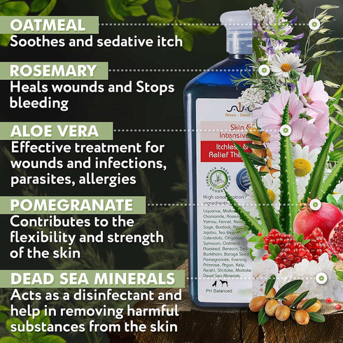 400ml 13.5 oz Arava Natural Medicated Dog Shampoo Anti Yeast Anti Itch Dog Shampoo - Healthy Skin & Coat - First Aid
