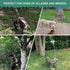 HOPET Dog Outdoor Bungee Solo Hanging Toy - Durable Interactive Tug Toy for Small Large Aggressive Chewers