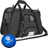 PetAmi Airline Approved Soft Sided Pet Carrier for Small Dogs and Cats, Ventilated Carrying Bag (Large Heather Dark