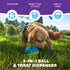 1 4.8" Outward Hound by Nina Ottosson Treat Tumble Interactive Food-Dispensing Dog Puzzle Ball, Level Beginner, Small