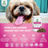 Doggie Dailies Skin & Coat Supplement - 225 Soft Chews with Salmon Oil, Collagen, Omega 3, Krill Oil, Biotin, & Coconut