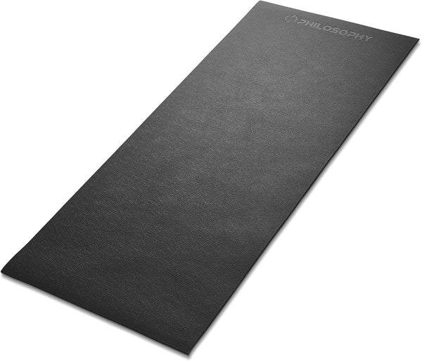 Philosophy Gym Exercise Equipment Mat, 6mm Thick High Density PVC Floor Mat