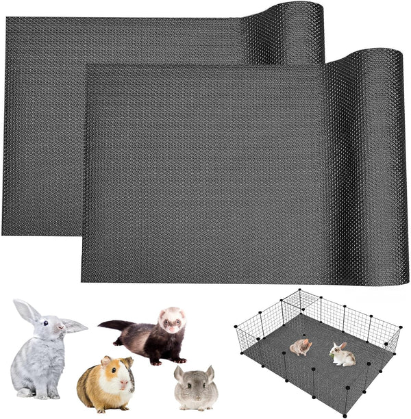 BNOSDM 2 Pcs Waterproof Guinea Pig Cage Liner Washable Rabbit Bedding Liners