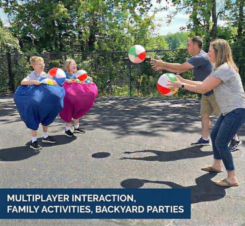 IXCSHN 2026 2pcs 8 Set, Set Granny Pants Yard Game, New Granny Pants Outdoor Game, Giant Pants with Bouncy Balls