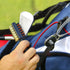 IZZO Golf Double Sided Golf Club Brush, Includes Golf Club Scrub Brush, Groove Cleaner & Retractable Zinger for Golf Bag