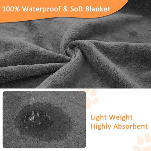 65'' 48'', 3 Packs Bunlitent Washable Pee Pads for Dogs x Extra Large Reusable Dog Mat with Quick Dry, Fast Absorbent