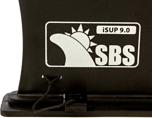 SBS 9" iSUP Fin, Quick Release Slide in Fin for Inflatable Paddleboard