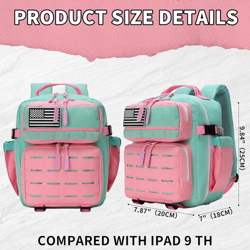 HongXingHai 9L Backpack Backpack Mini Tactical for Men and Women Tactical Small for Hiking Small Tactical Bag