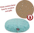 Majestic Pet Teal Native Small Round Indoor Outdoor Pet Dog Bed - Removable Washable Cover