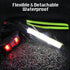 1000Lumens 230Rechargeable Running Light, Running Belt Running Gear with Night Running Light for Phone Waist Bag Light