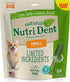Nylabone Nutri Dent Dog Dental Chews, Natural Teeth Cleaning & Breath Freshener, Small (64 Count)