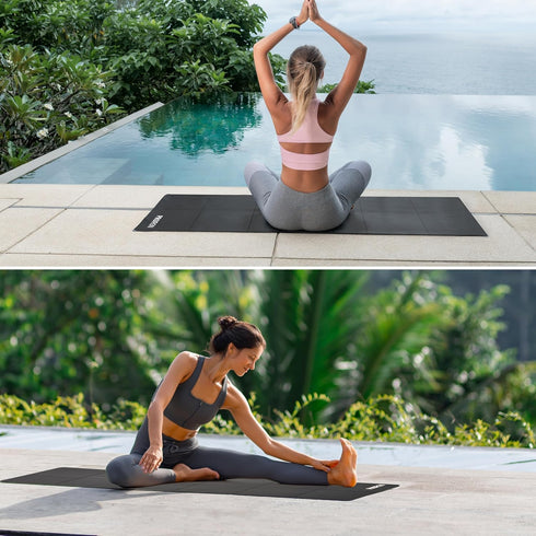 0.24"/0.16" Packable PROIRON Foldable Yoga Mat for Home Workout & Travel, Non Slip Travel Yoga Mats with Carry Bag
