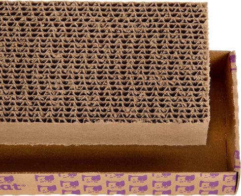 SmartyKat Super Scratcher, Single Wide Cat Scratcher with Catnip Infusion Technology - Brown