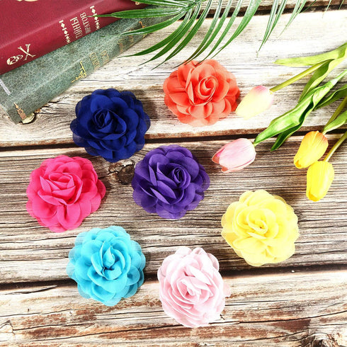 Leinuosen 14 Pcs Flower for Dog Collar, Multi Color Bow Tie for Cat Puppy Dog Grooming Accessories