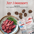 Farmland 3 13.5 Traditions Dogs Love Beef Jerky Dog Treats with Only Ingredients and No Fillers, Ounce Bag