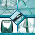 Bayou Trading USA Cage(6 Pack), 8 Octagon Shrimp Holes, Foldable, can Also be Used as Crawfish Trap, Bait Cage.