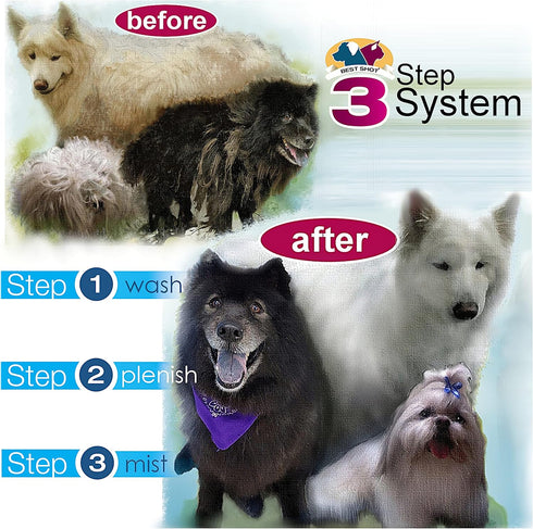 Best Shot Ultra Wash Shampoo with Pet Coat Release Technology, Soap-Free Coat and Skincare Product for Dogs, 16 Ounces