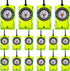 Swakuta 16 Pcs Orienteering Compass Acrylic Hiking Compass with Rope for Navigation Backpacking