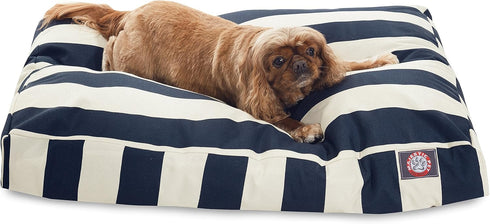 Majestic Pet Rectangle Medium Dog Bed, Washable Non-Slip Comfy Pet Bed with Removable Cover - Dog Bed for Medium Breed
