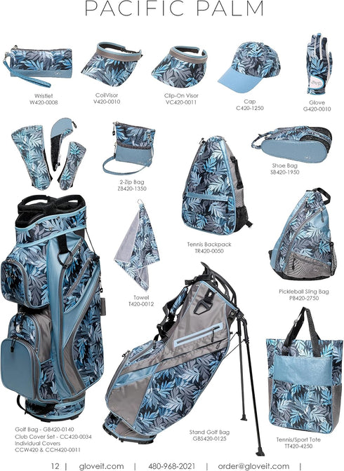 Glove It Women's Shoe Bag in Pacific Palm