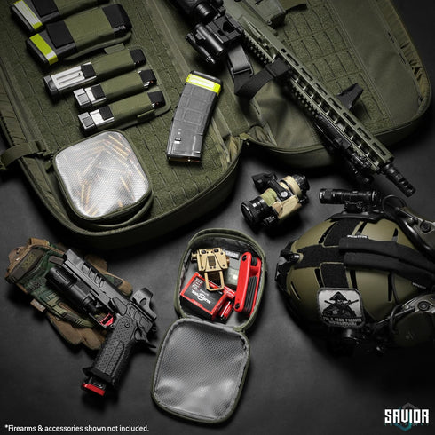 6" 6" 2-Pack Savior Equipment Core Tactical Mesh Zipper Pouch, x Modular EDC Tool Organizer Range Gear Utility Storage