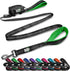 Black Rhino 6 ft Long Heavy Duty Dog Leash, Traffic Handle for Medium and Large Dogs, Padded Neoprene Dual Handles