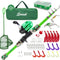 Kids Fishing Pole and Tackle Box - Includes Net, Travel Bag, Reel, and Beginner’s Guide - Rod and Reel Kit for Youth