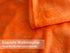 Soft Puppy Flannel Fleece Blanket for Pet Dog Cat | Cozy Lightweight Plush Microfiber, Orange, 27 x 39 inch