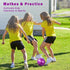 Size 4 Glitter Soccer Ball for Girls, Beginners Sports Training Ball for Outdoor Recreation