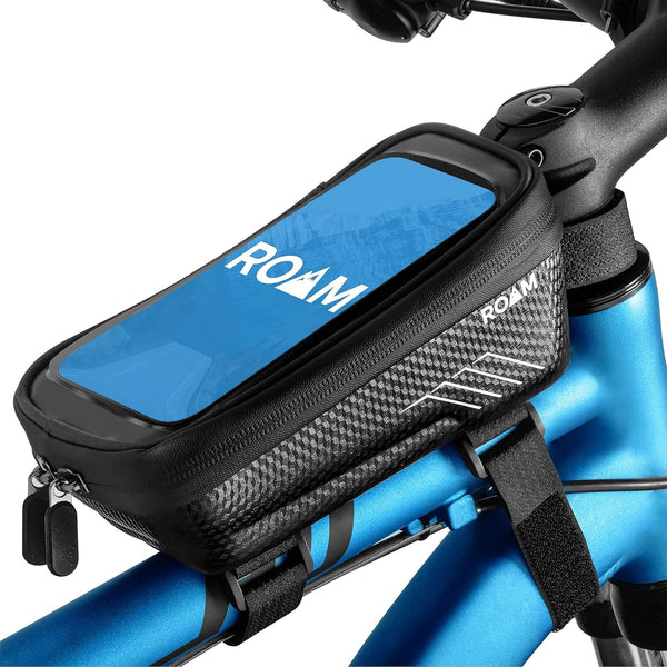 Roam Bike Phone Holder Mount, Waterproof Frame Bag for Bicycle Cell Phone Accessories, Universal Compatibility