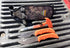 OUTDOOR EDGE WildGuide 4-Piece Hunting Knife Set & Field Dressing Kit with Camo Nylon Belt Sheath